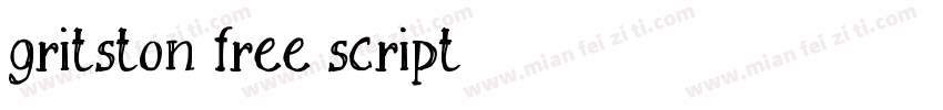 gritston free script字体转换